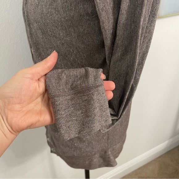 Free People FP Beach Brown Metallic Sweater Cardigan. Size S - Picture 5 of 11